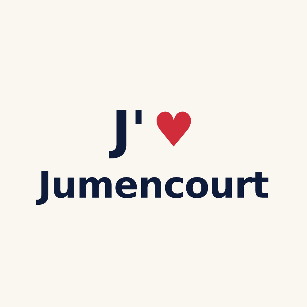Tasse personnalisée Jumencourt — design J'aime Jumencourt