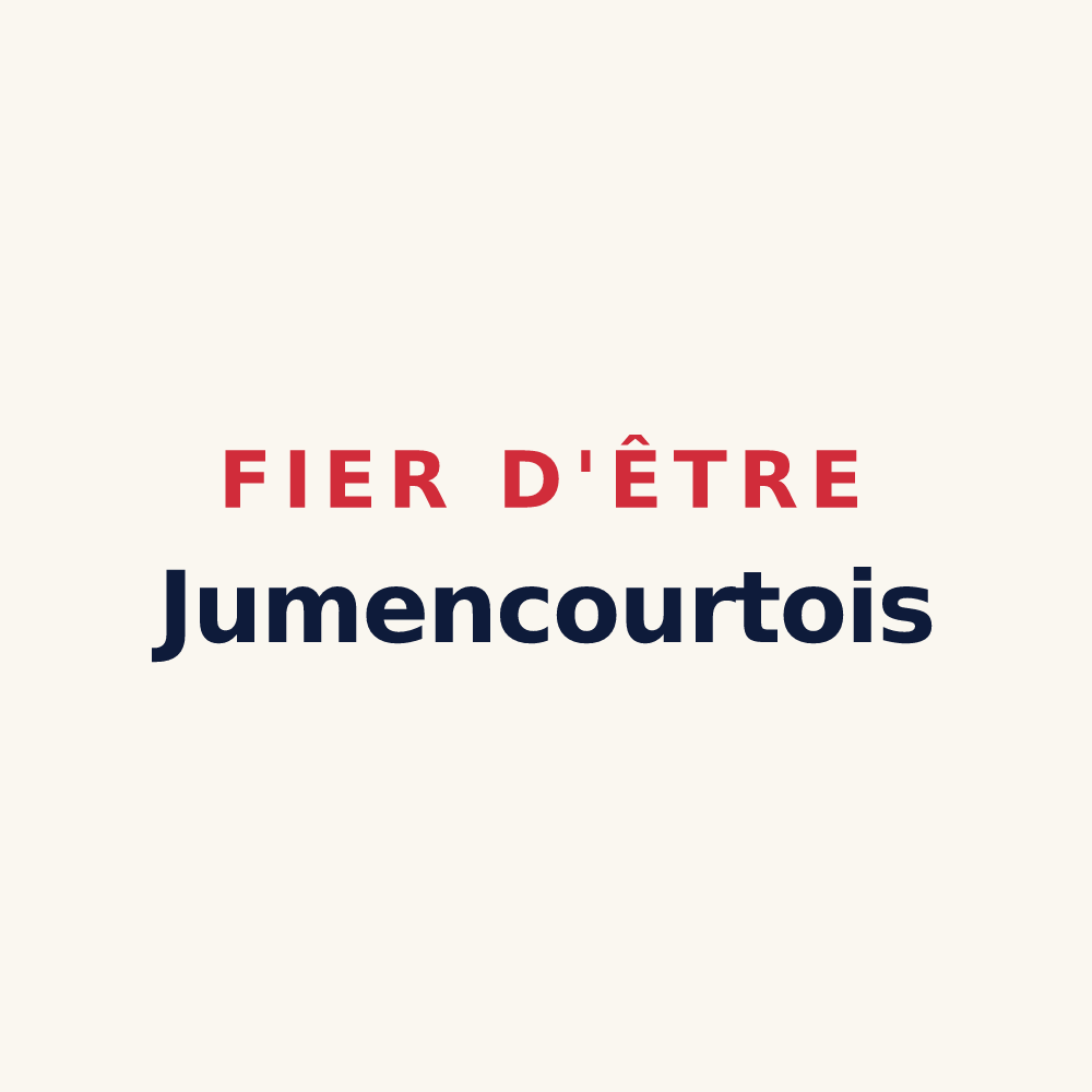 Tasse « Fier d'être Jumencourtois » — design pour Jumencourt