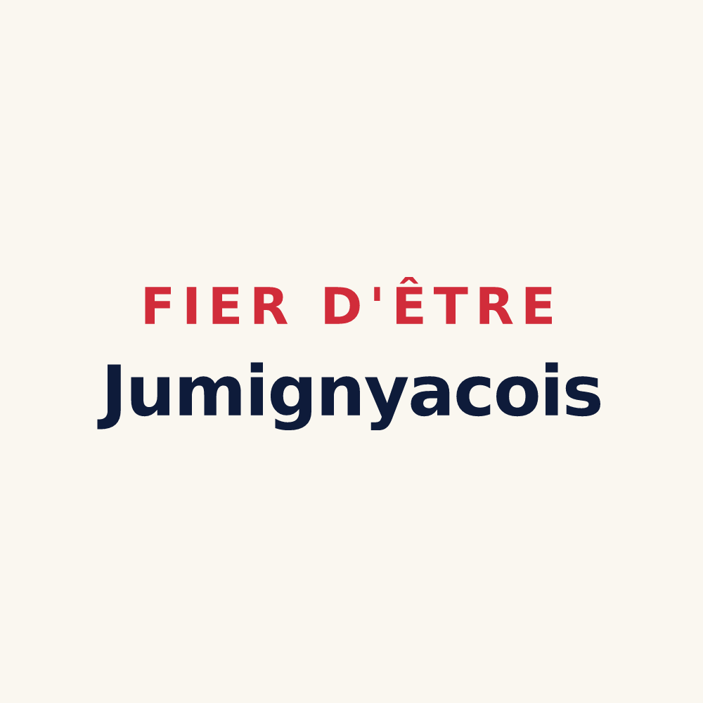 Tasse « Fier d'être Jumignyacois » — design pour Jumigny