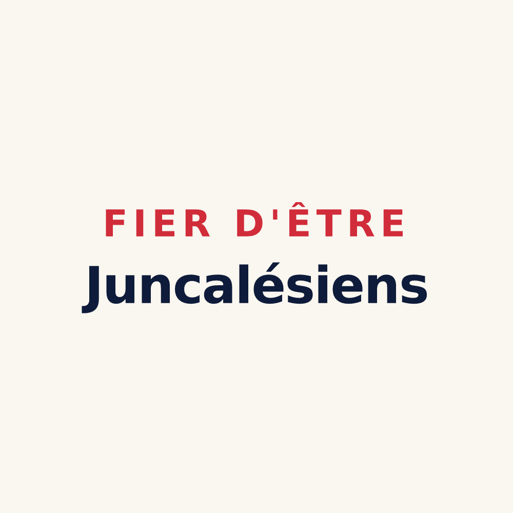 Tasse « Fier d'être Juncalésiens » — design pour Juncalas