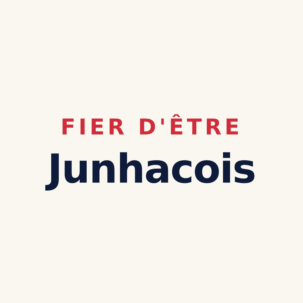 Tasse « Fier d'être Junhacois » — design pour Junhac