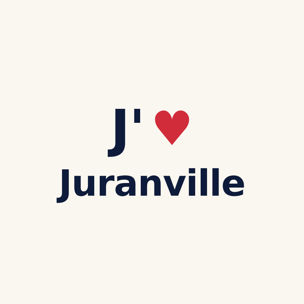 Tasse personnalisée Juranville — design J'aime Juranville