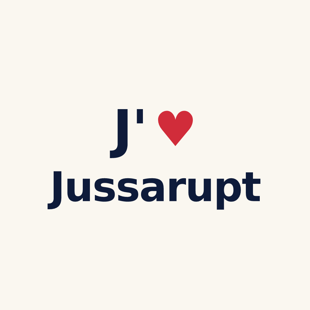 Tasse personnalisée Jussarupt — design J'aime Jussarupt