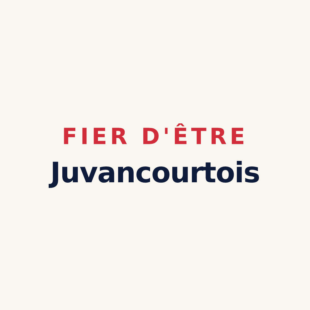Tasse « Fier d'être Juvancourtois » — design pour Juvancourt