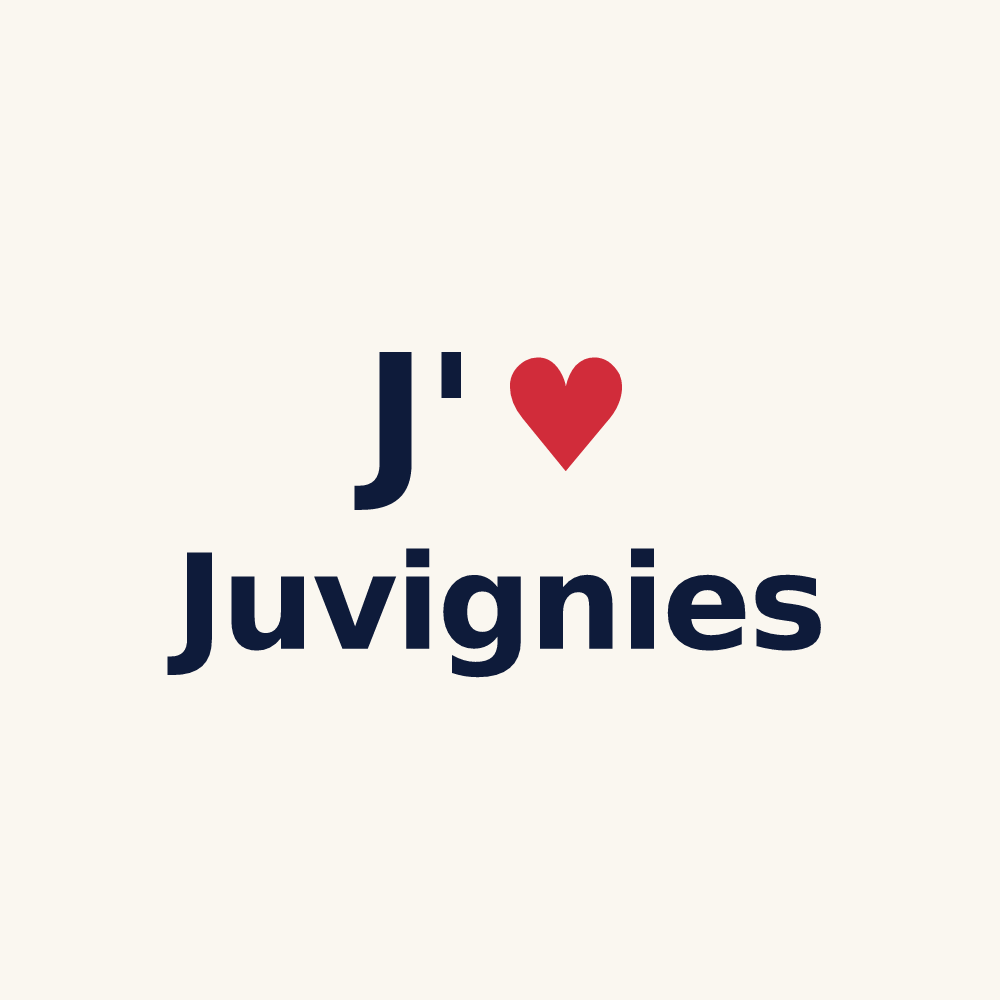 Tasse personnalisée Juvignies — design J'aime Juvignies