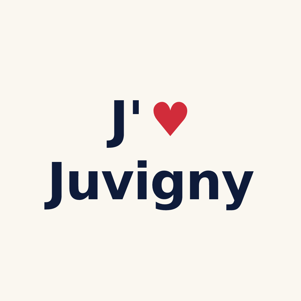 Tasse personnalisée Juvigny — design J'aime Juvigny