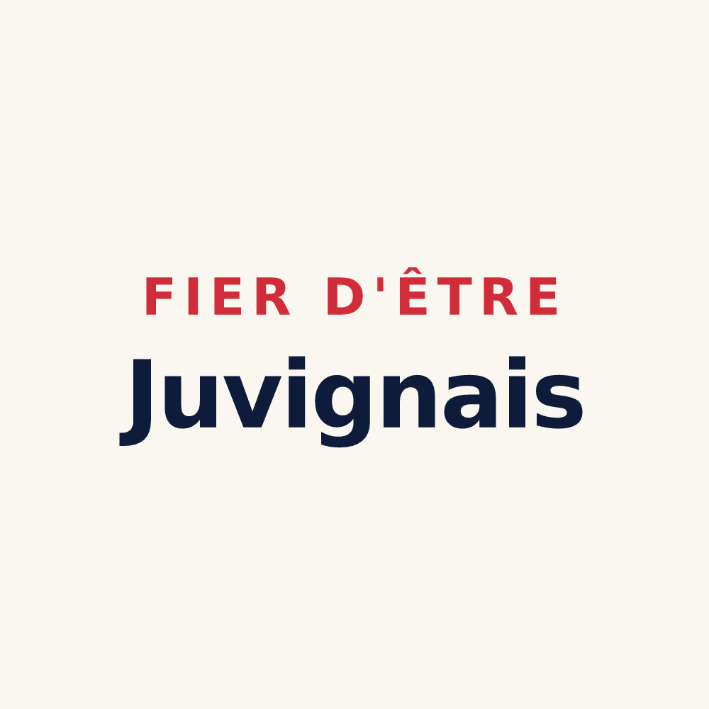 Tasse « Fier d'être Juvignais » — design pour Juvigny les Vallées