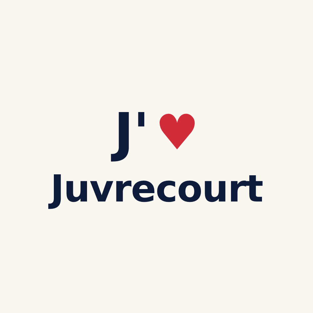Tasse personnalisée Juvrecourt — design J'aime Juvrecourt