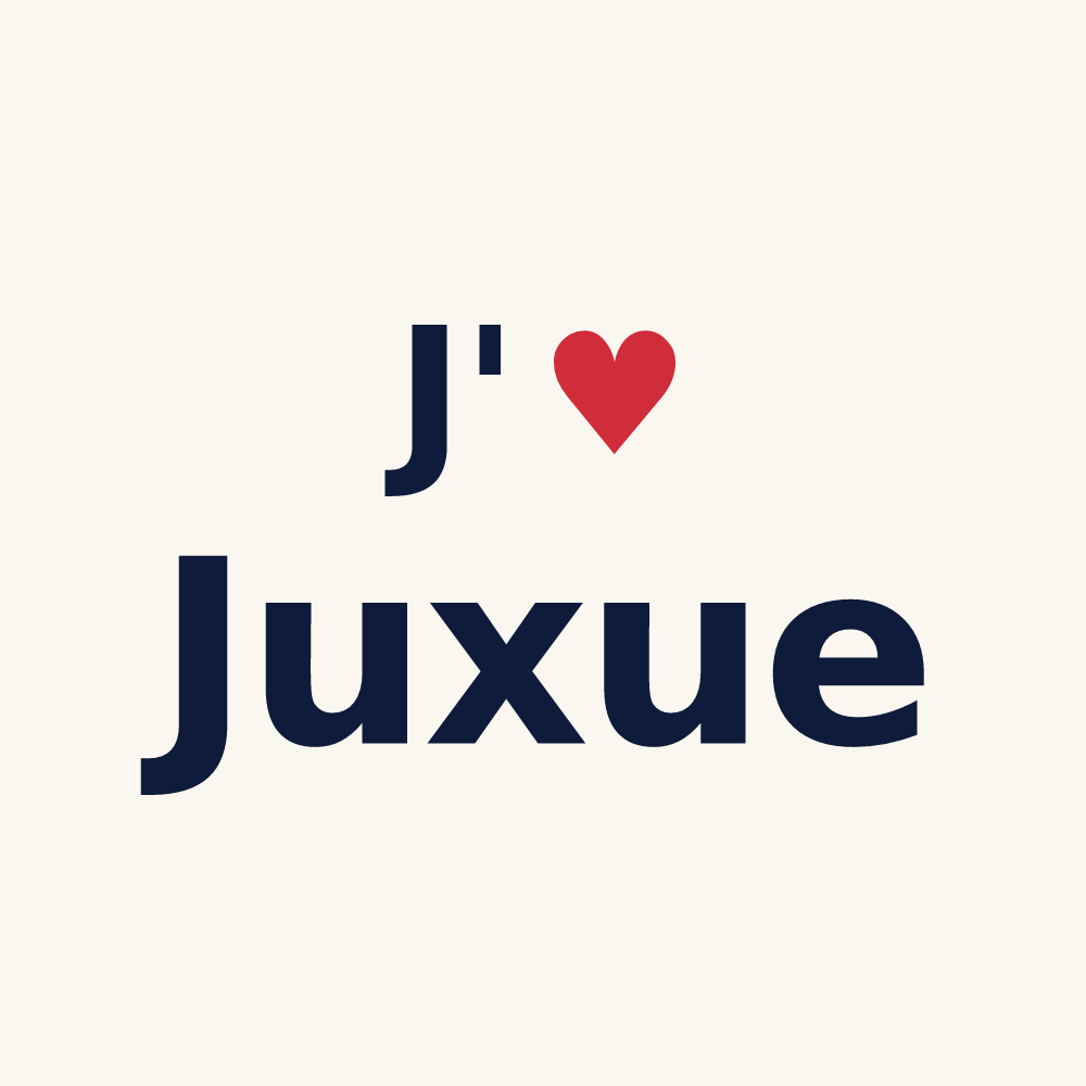Tasse personnalisée Juxue — design J'aime Juxue