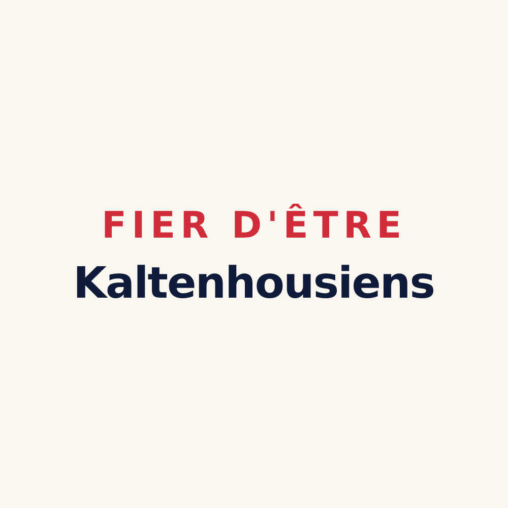 Tasse « Fier d'être Kaltenhousiens » — design pour Kaltenhouse