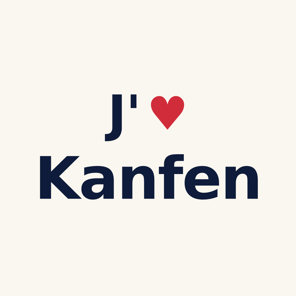 Tasse personnalisée Kanfen — design J'aime Kanfen