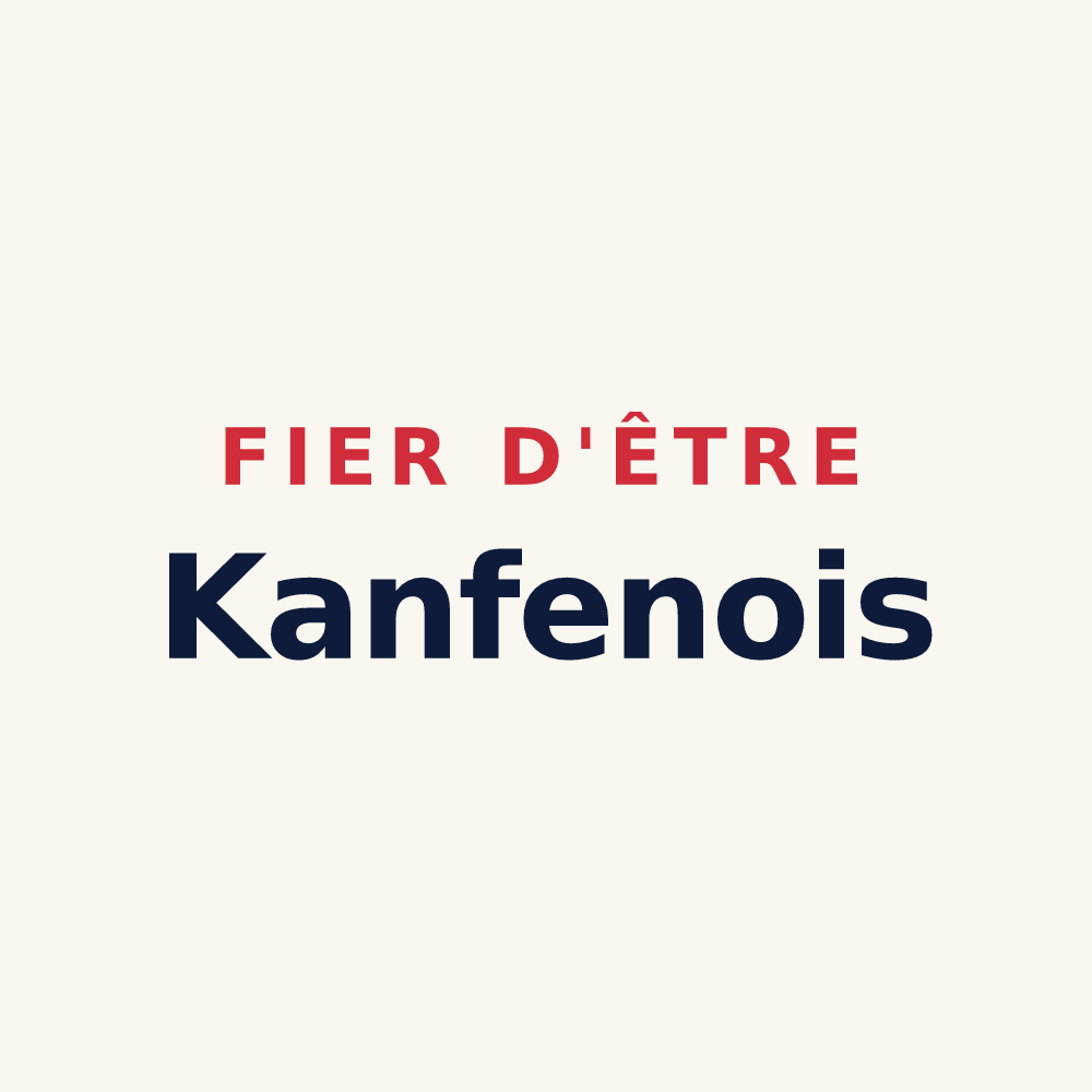 Tasse « Fier d'être Kanfenois » — design pour Kanfen