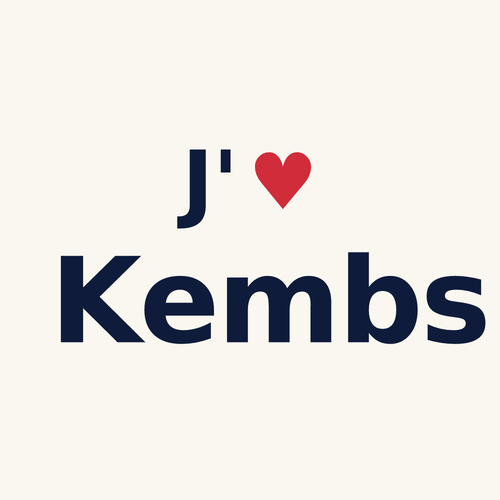 Tasse personnalisée Kembs — design J'aime Kembs