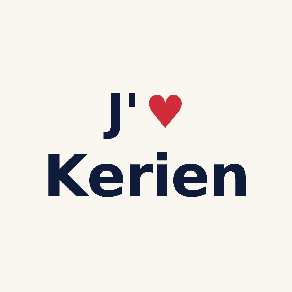 Tasse personnalisée Kerien — design J'aime Kerien