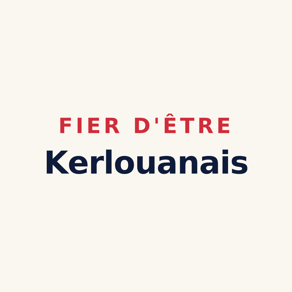Tasse « Fier d'être Kerlouanais » — design pour Kerlouan