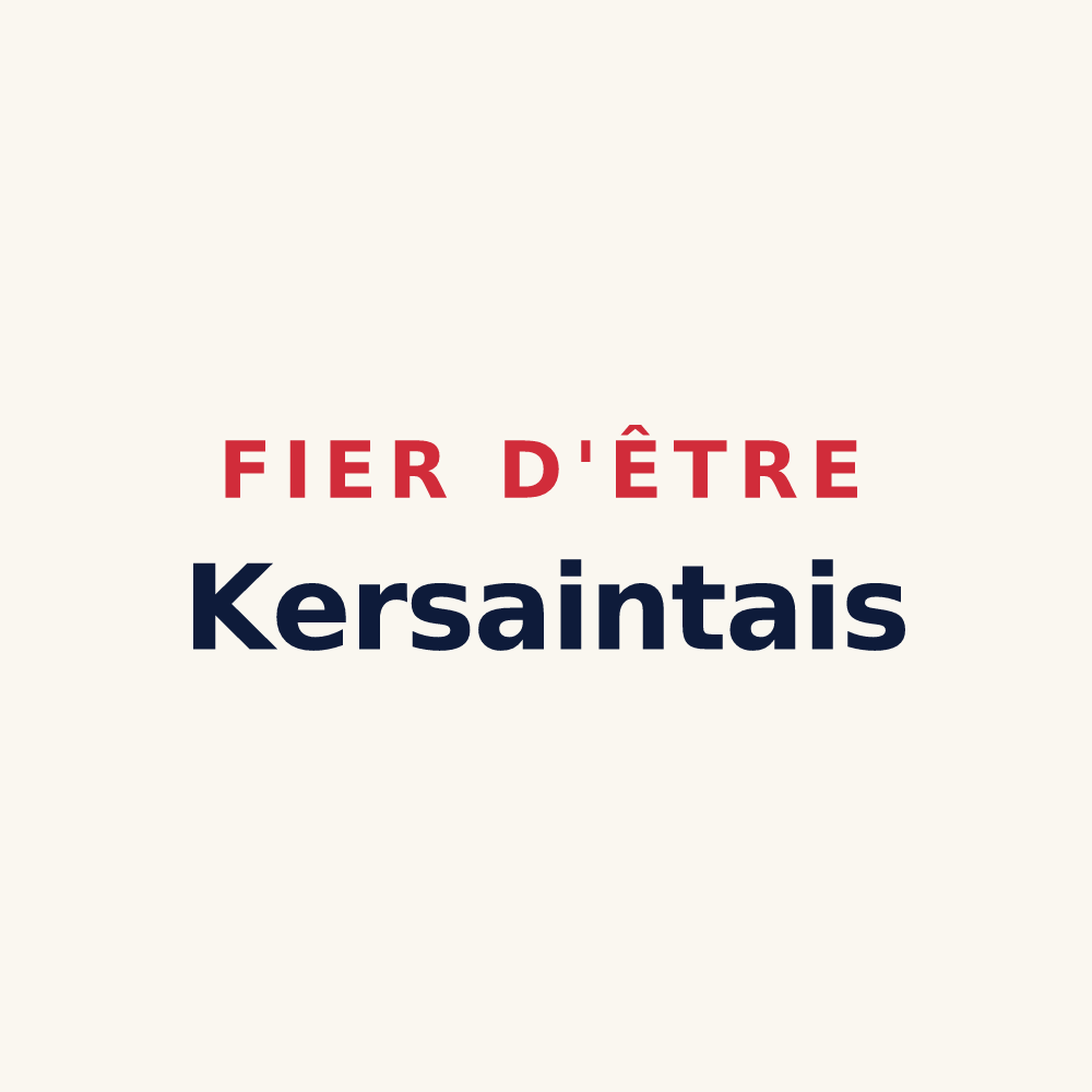 Tasse « Fier d'être Kersaintais » — design pour Kersaint-Plabennec