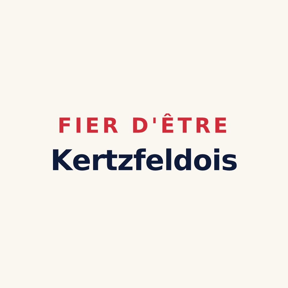 Tasse « Fier d'être Kertzfeldois » — design pour Kertzfeld