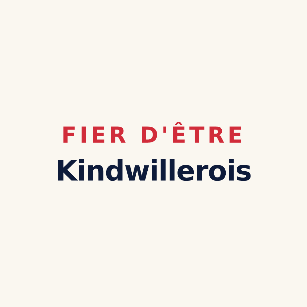 Tasse « Fier d'être Kindwillerois » — design pour Kindwiller