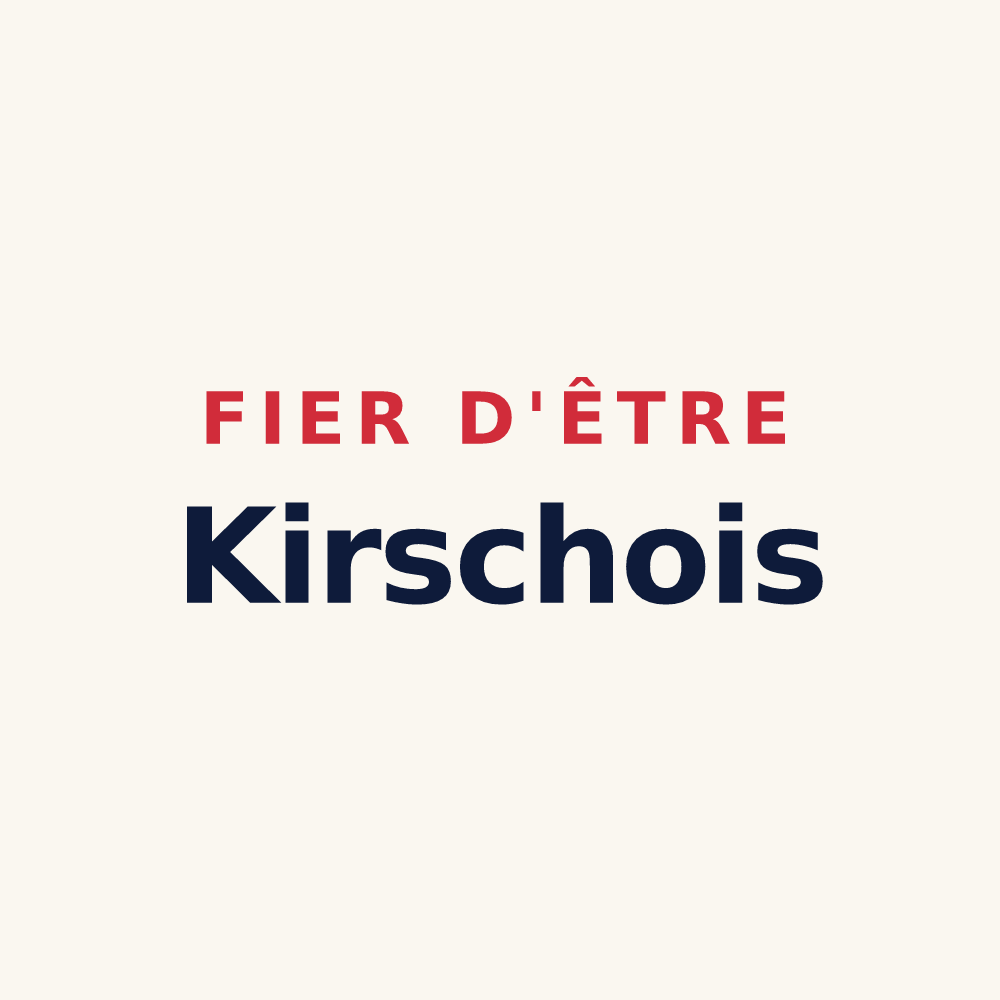 Tasse « Fier d'être Kirschois » — design pour Kirsch-lès-Sierck