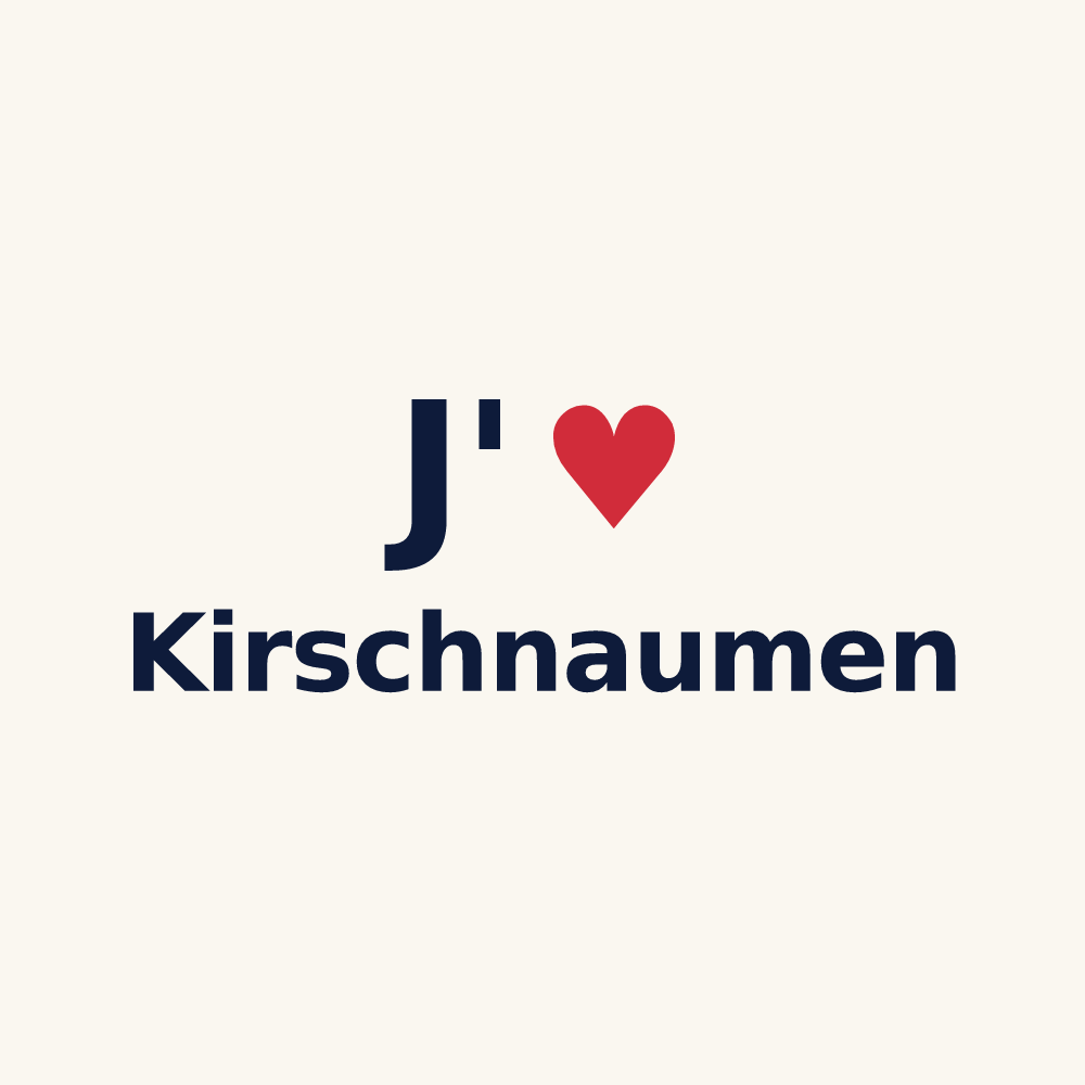 Tasse personnalisée Kirschnaumen — design J'aime Kirschnaumen