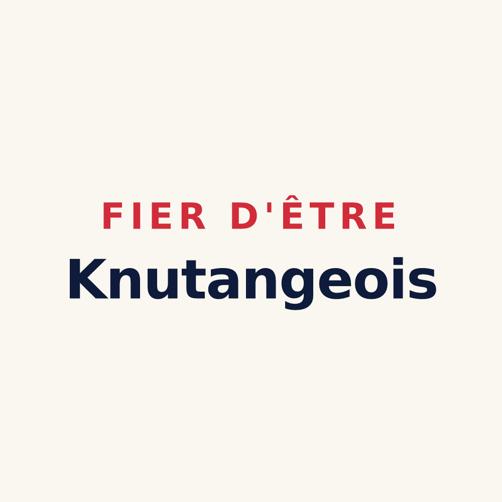 Tasse « Fier d'être Knutangeois » — design pour Knutange