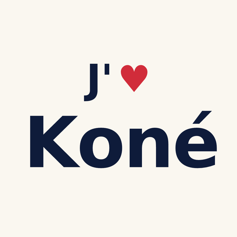 Tasse personnalisée Koné — design J'aime Koné