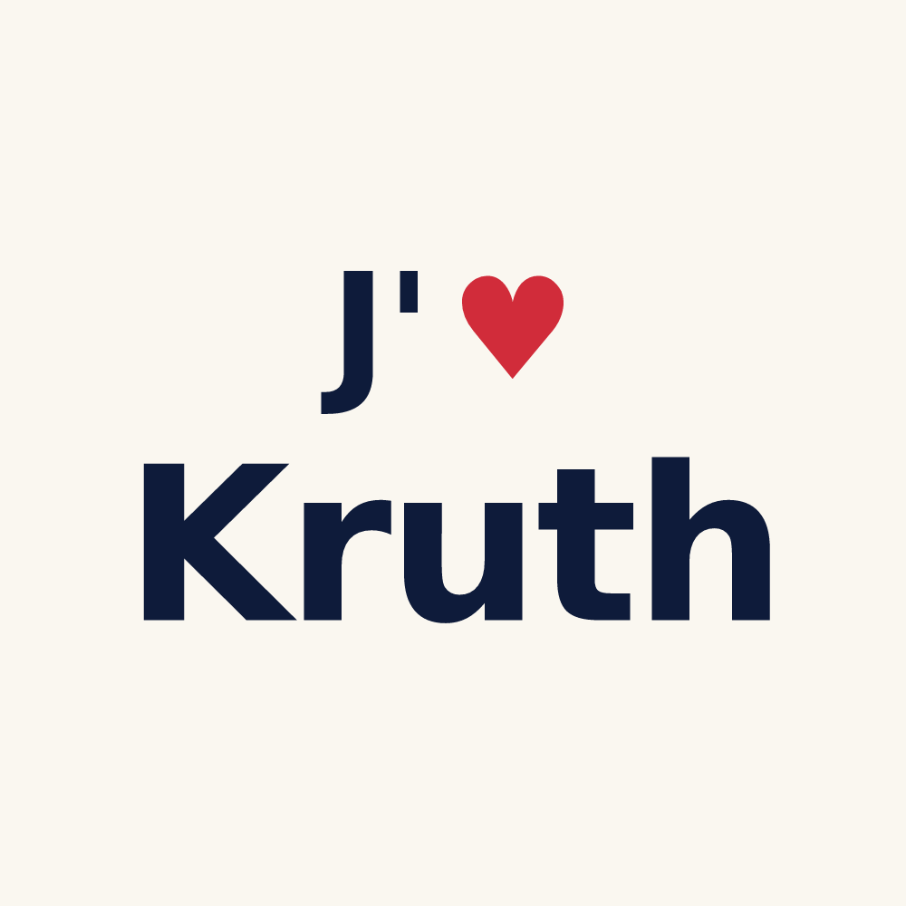 Tasse personnalisée Kruth — design J'aime Kruth