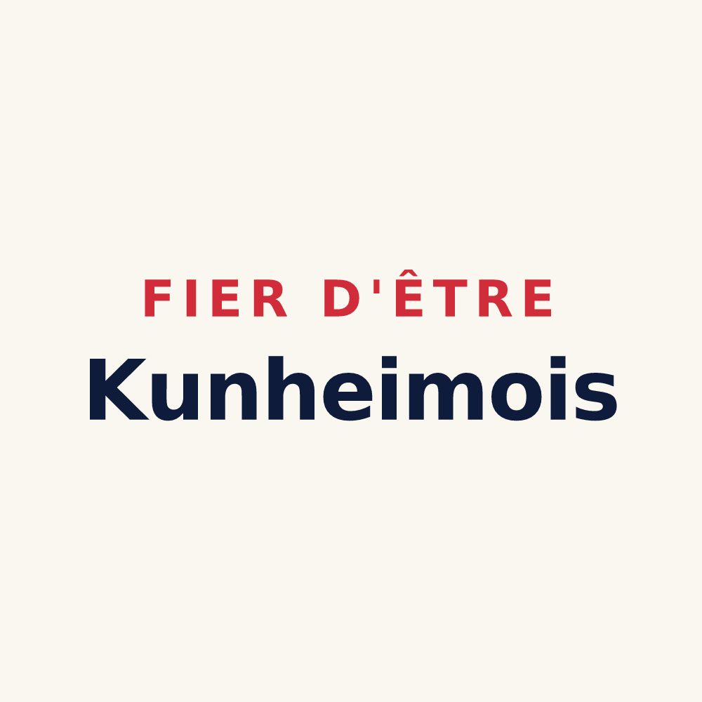 Tasse « Fier d'être Kunheimois » — design pour Kunheim