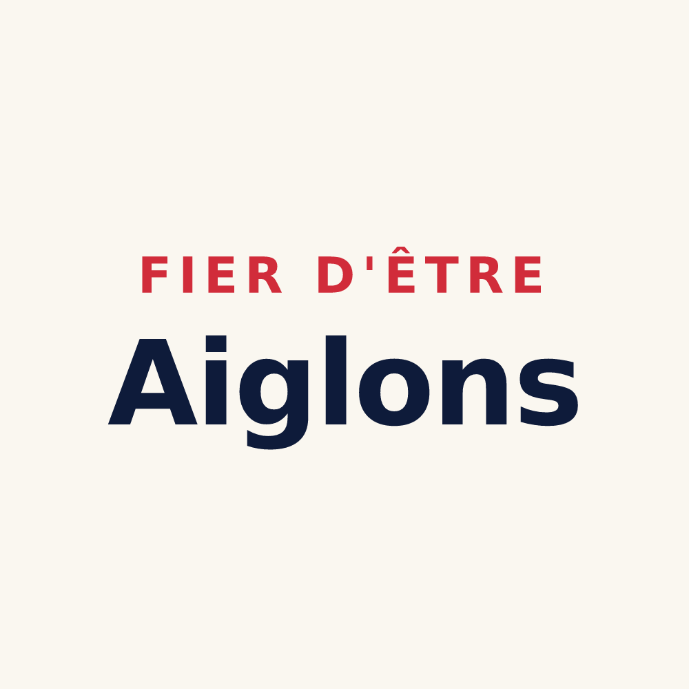Tasse « Fier d'être Aiglons » — design pour L'Aigle