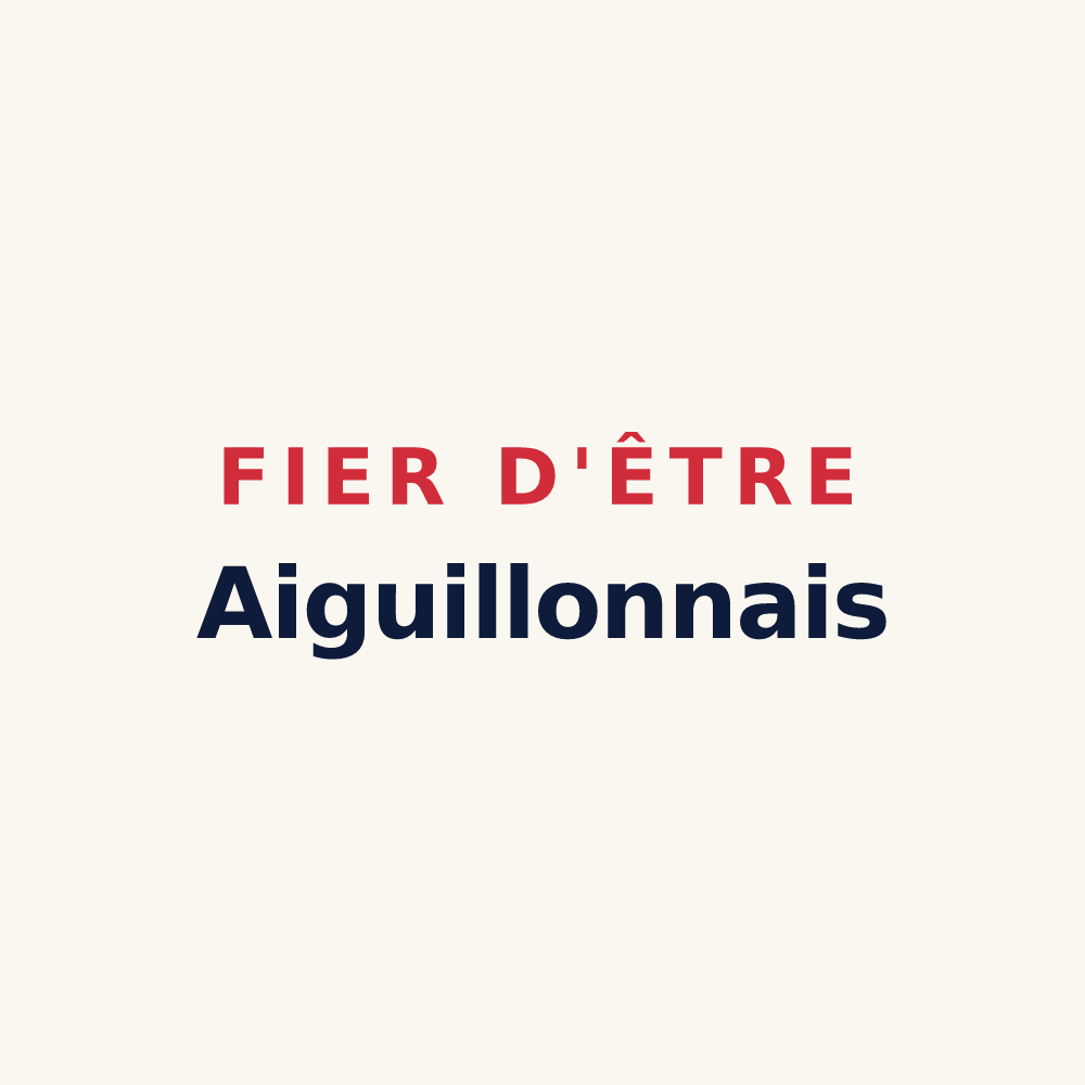 Tasse « Fier d'être Aiguillonnais » — design pour L'Aiguillon-la-Presqu'île