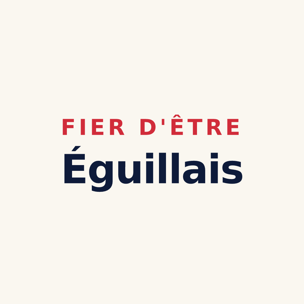 Tasse « Fier d'être Éguillais » — design pour L'Éguille