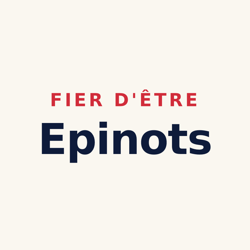 Tasse « Fier d'être Epinots » — design pour L'Épine