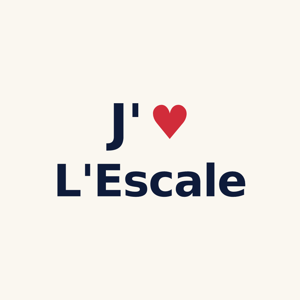 Tasse personnalisée L'Escale — design J'aime L'Escale