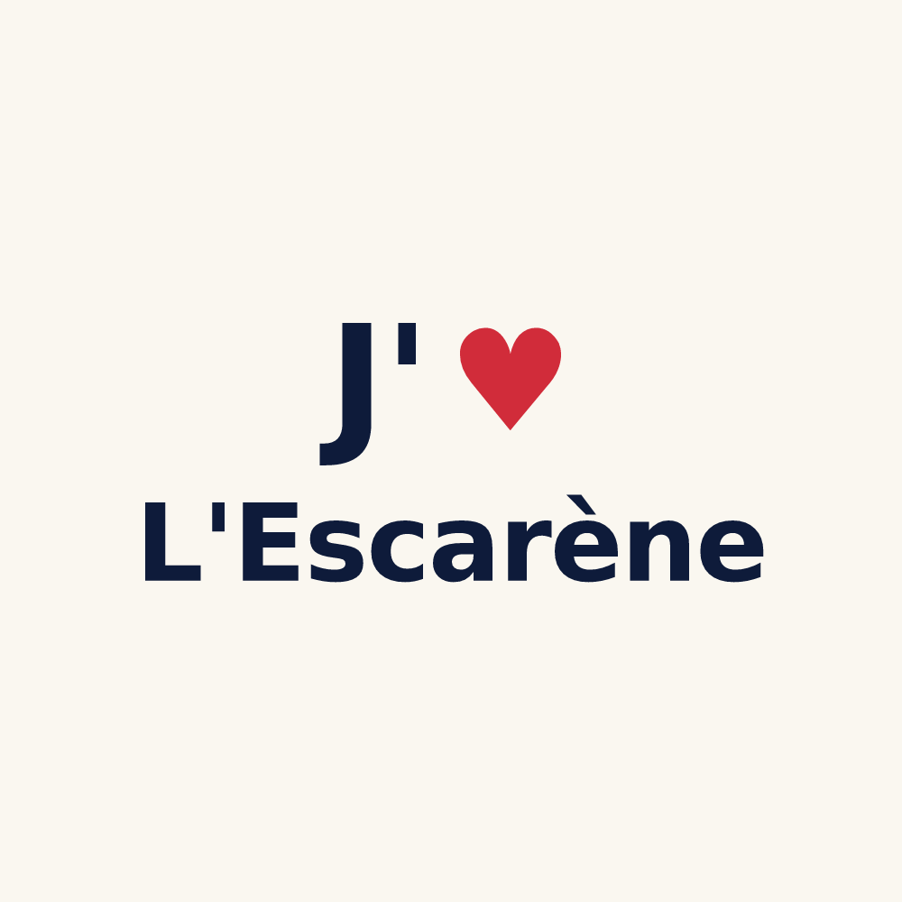 Tasse personnalisée L'Escarène — design J'aime L'Escarène