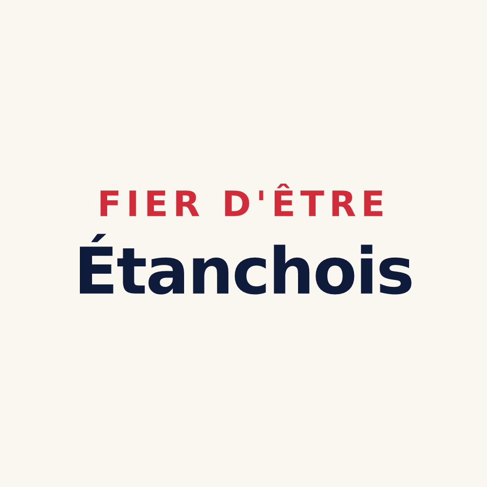 Tasse « Fier d'être Étanchois » — design pour L'Étang-Bertrand