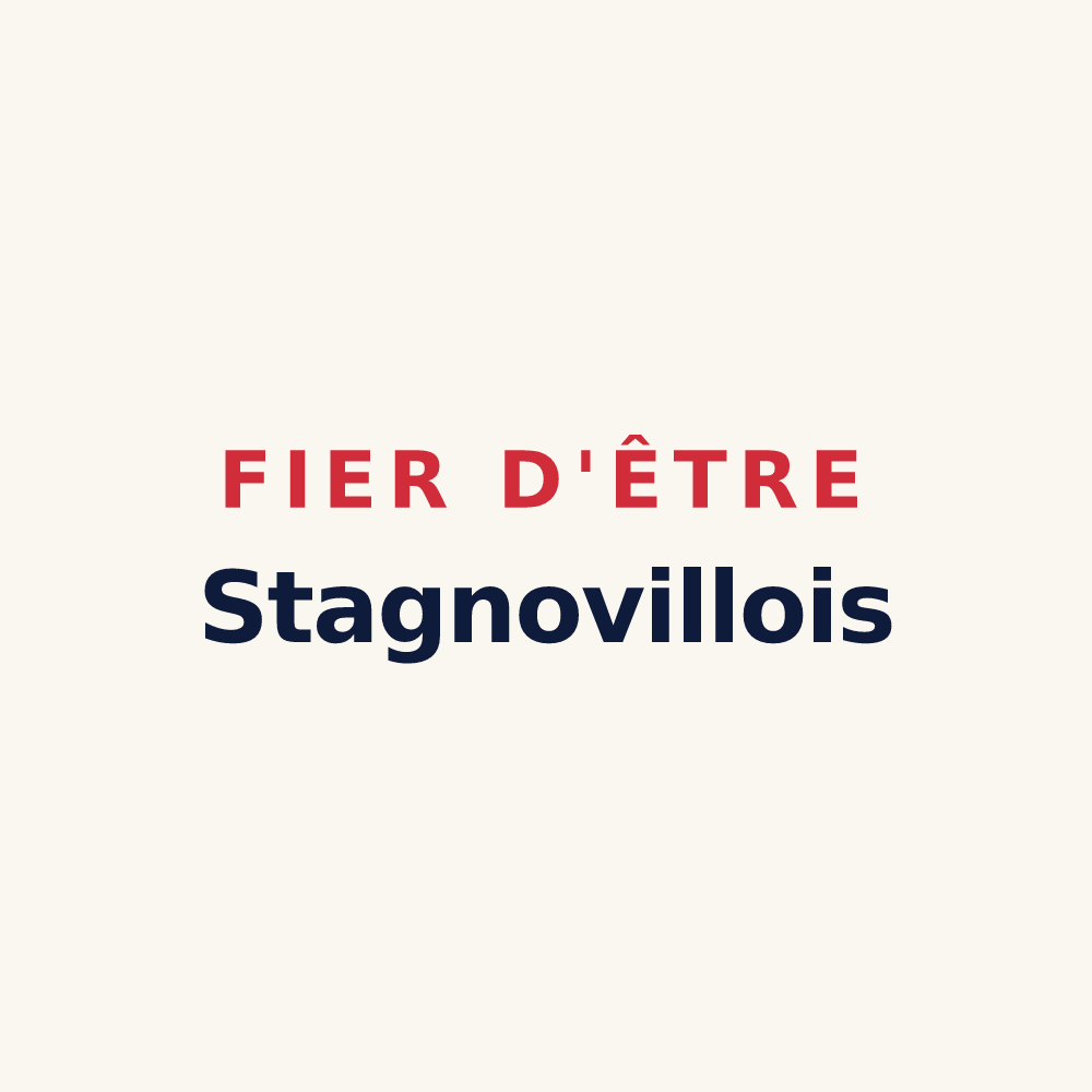 Tasse « Fier d'être Stagnovillois » — design pour L'Étang-la-Ville