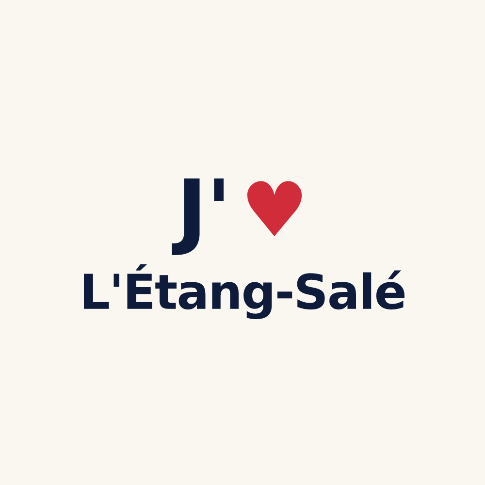 Tasse personnalisée L'Étang-Salé — design J'aime L'Étang-Salé