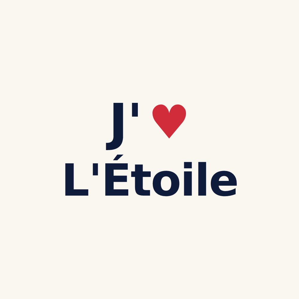 Tasse personnalisée L'Étoile — design J'aime L'Étoile
