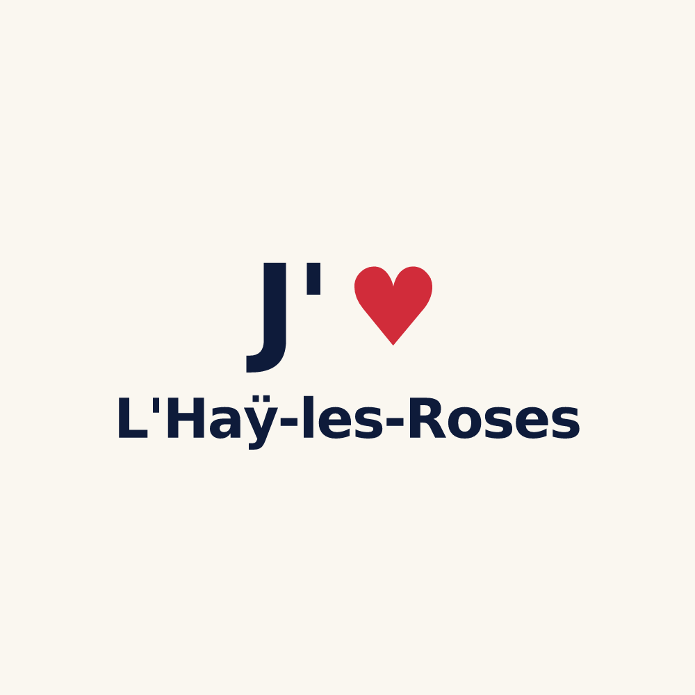 Tasse personnalisée L'Haÿ-les-Roses — design J'aime L'Haÿ-les-Roses