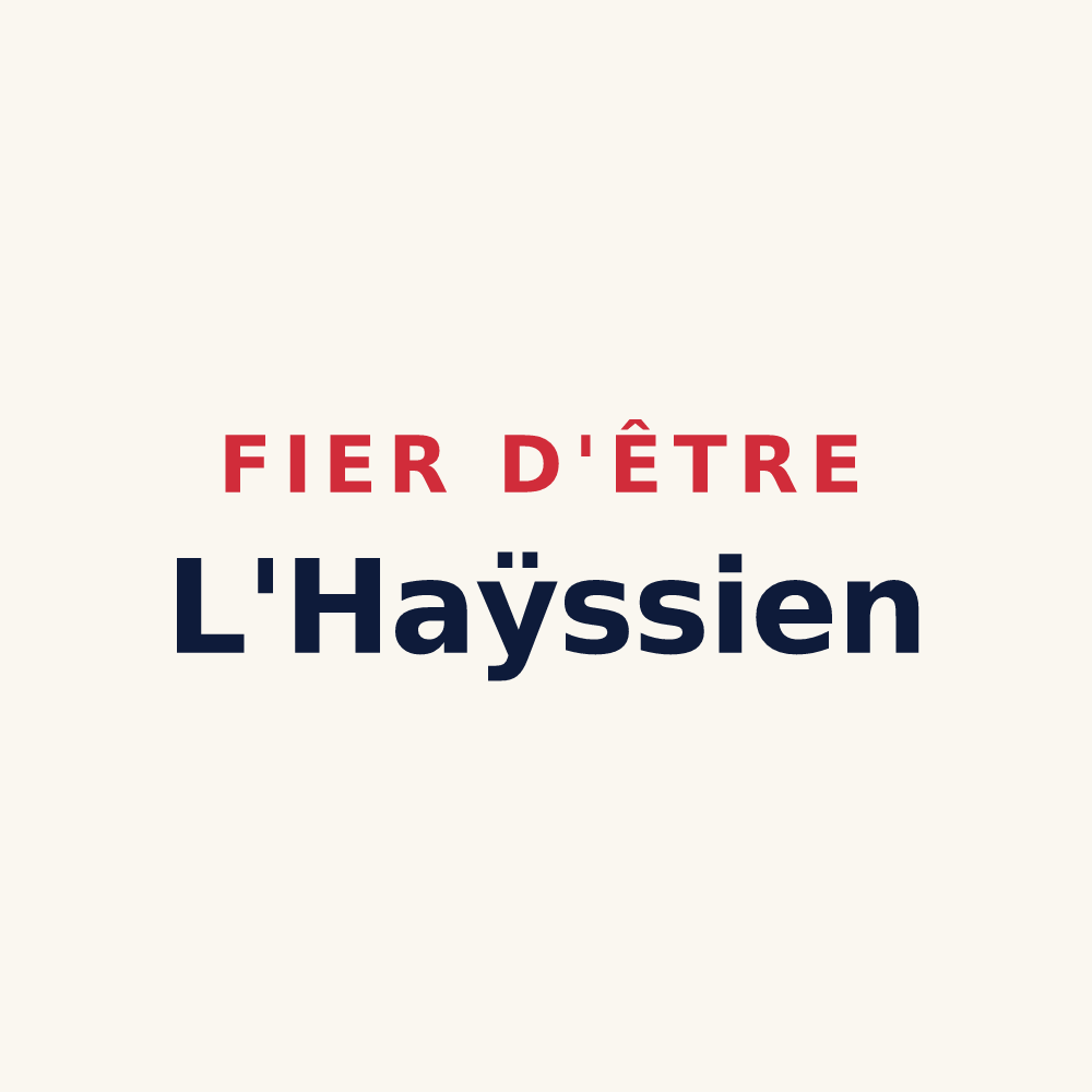 Tasse « Fier d'être L'Haÿssien » — design pour L'Haÿ-les-Roses