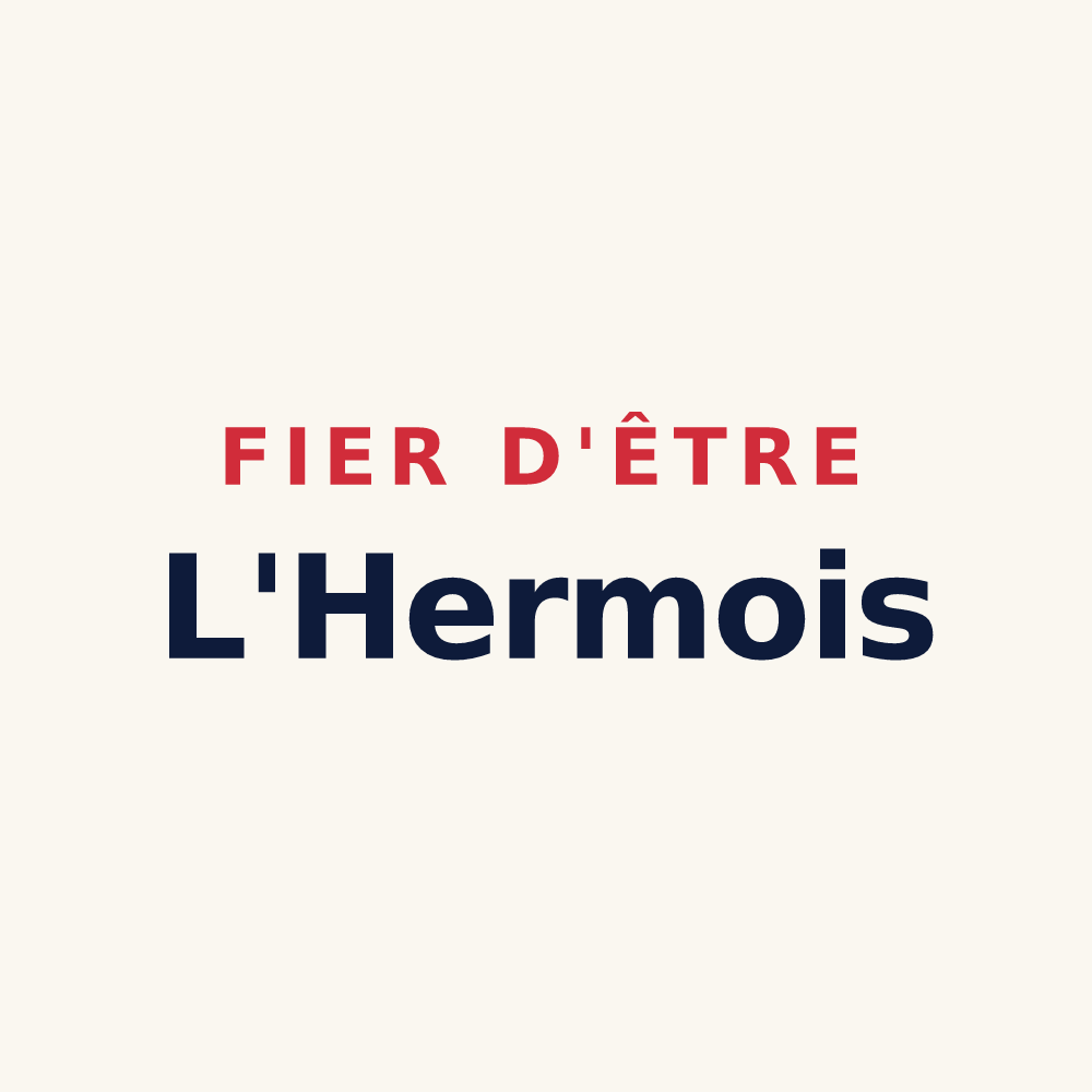Tasse « Fier d'être L'Hermois » — design pour L'Herm