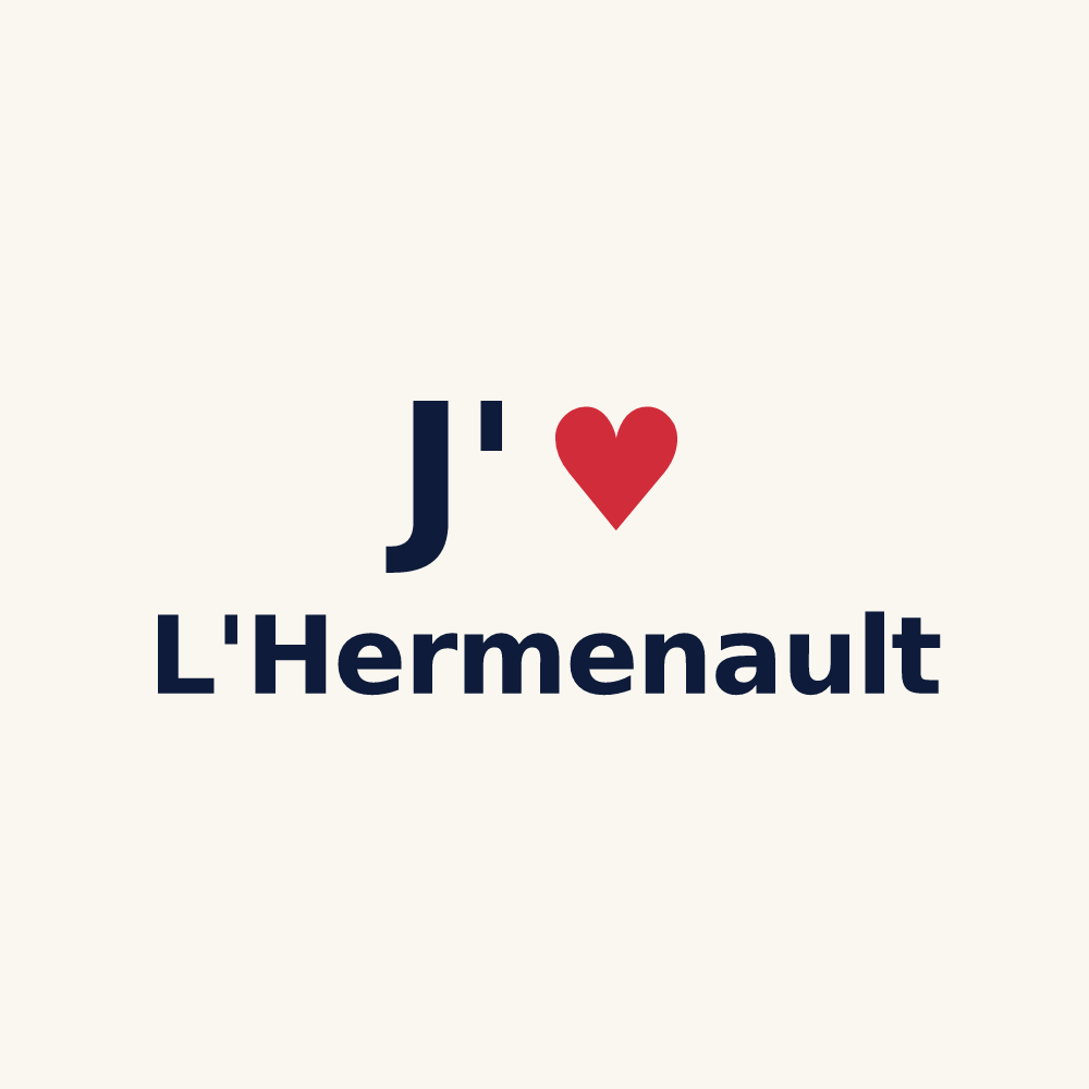 Tasse personnalisée L'Hermenault — design J'aime L'Hermenault
