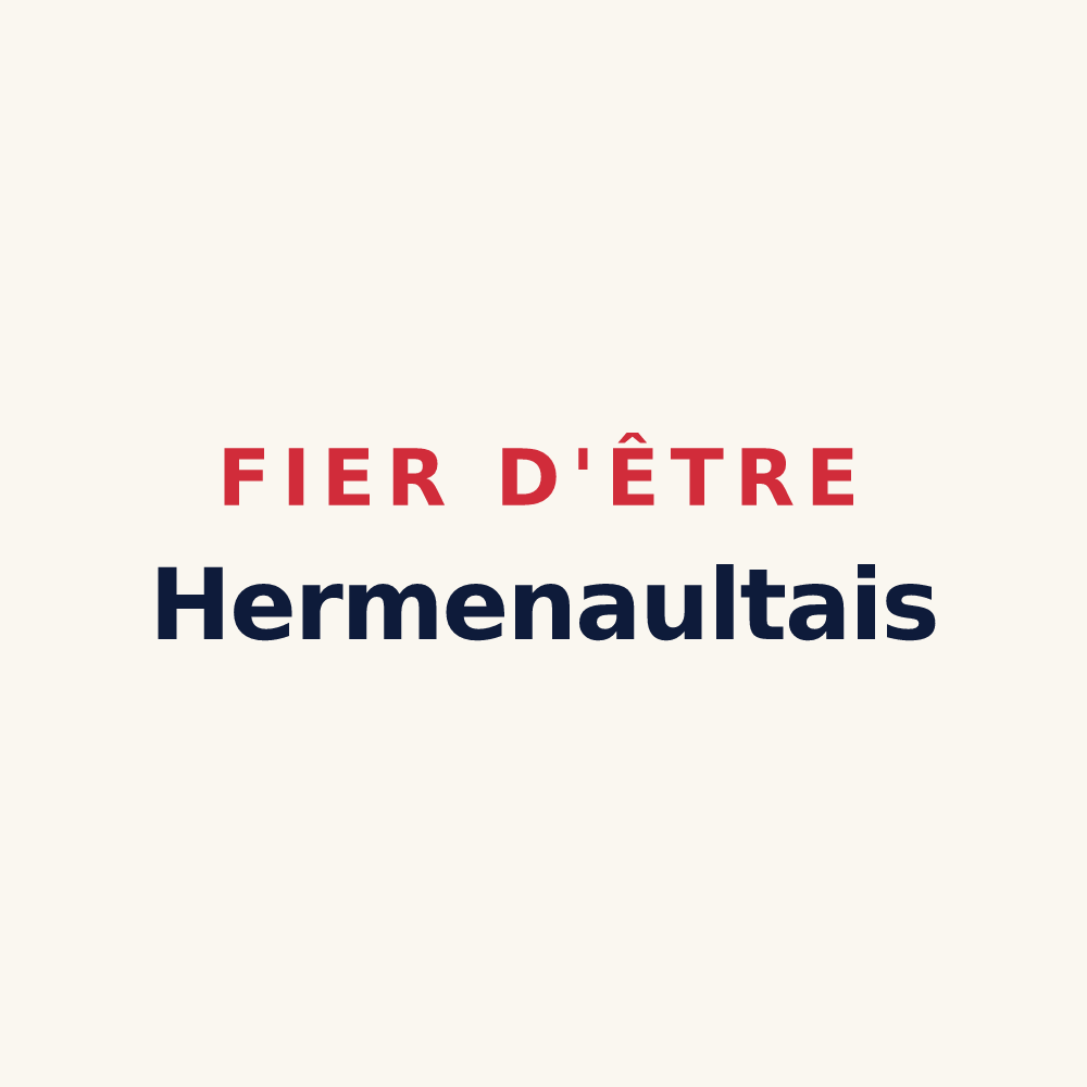 Tasse « Fier d'être Hermenaultais » — design pour L'Hermenault