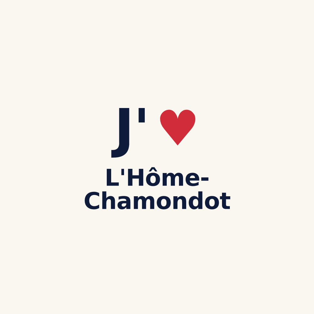 Tasse personnalisée L'Hôme-Chamondot — design J'aime L'Hôme-Chamondot
