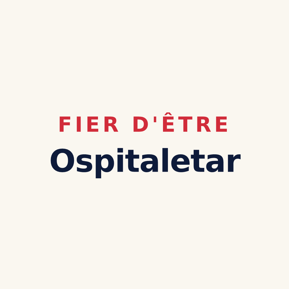Tasse « Fier d'être Ospitaletar » — design pour L'Hôpital-Saint-Blaise