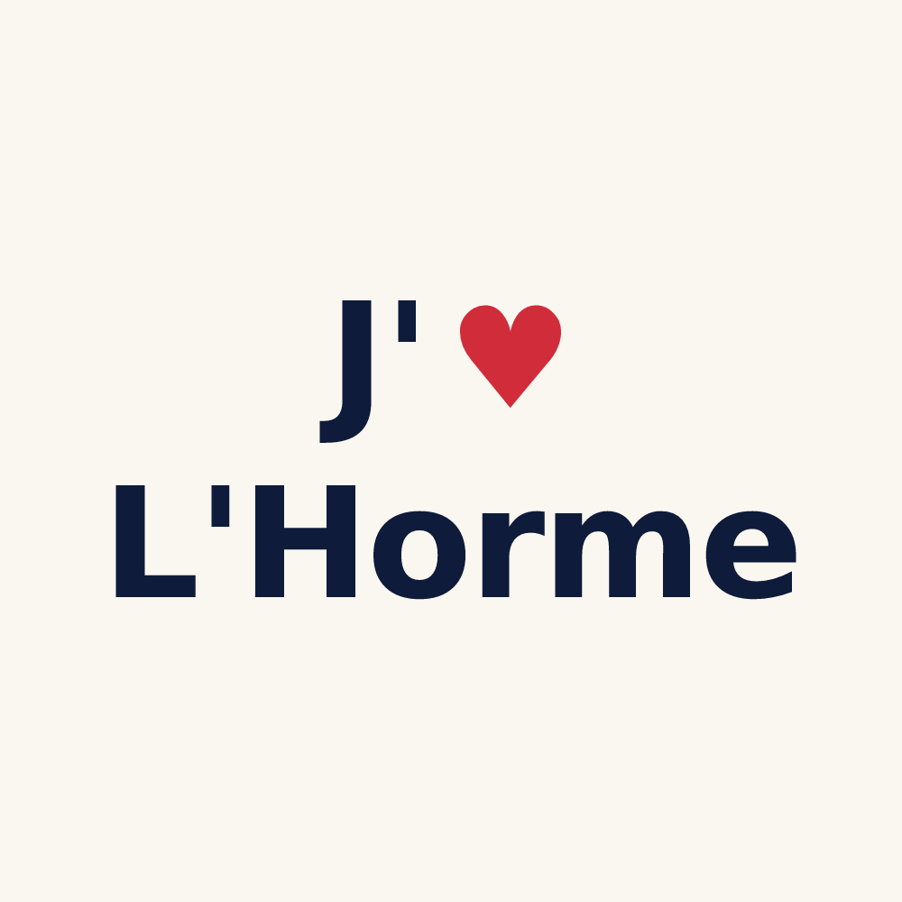 Tasse personnalisée L'Horme — design J'aime L'Horme