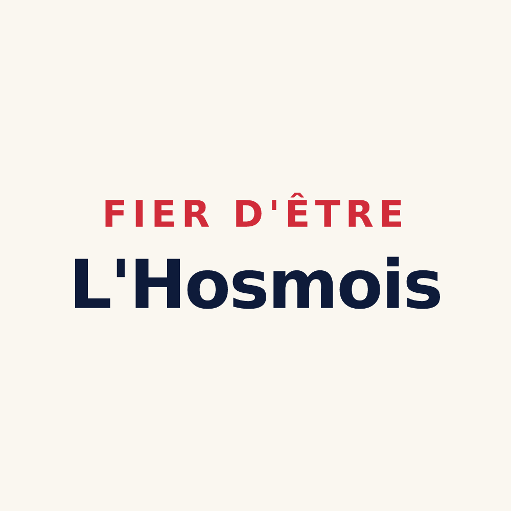 Tasse « Fier d'être L'Hosmois » — design pour L'Hosmes