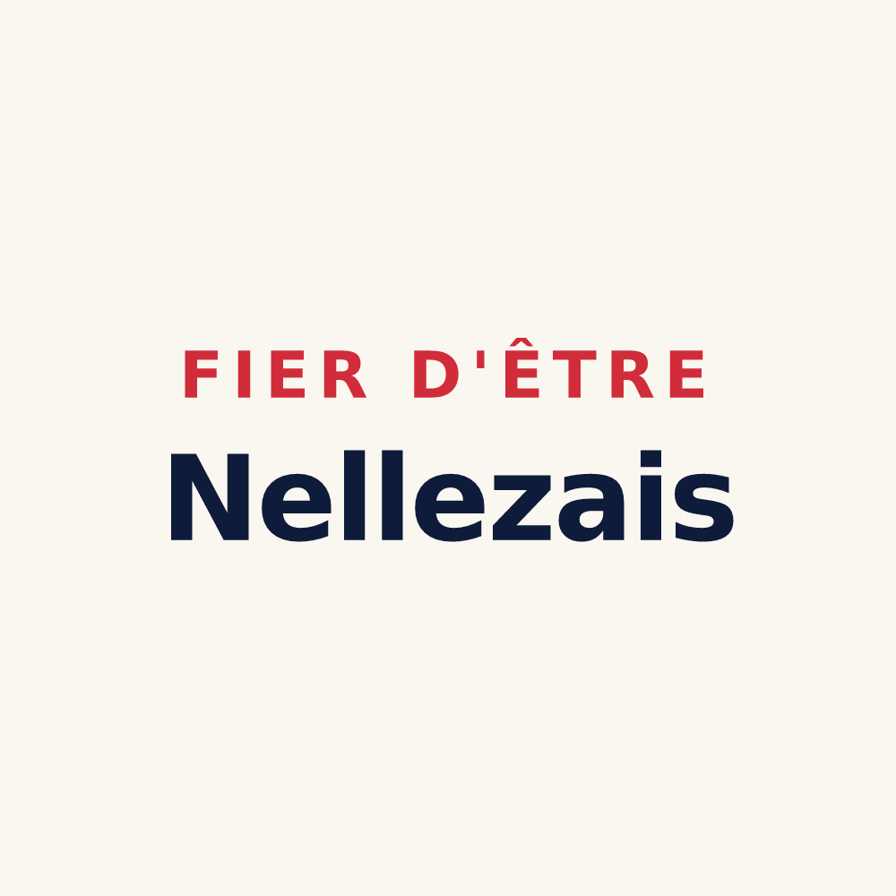 Tasse « Fier d'être Nellezais » — design pour L'Île-d'Elle