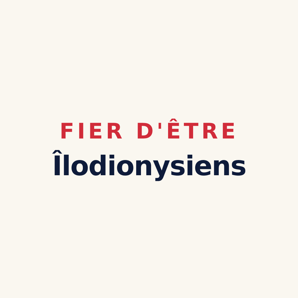 Tasse « Fier d'être Îlodionysiens » — design pour L'Île-Saint-Denis