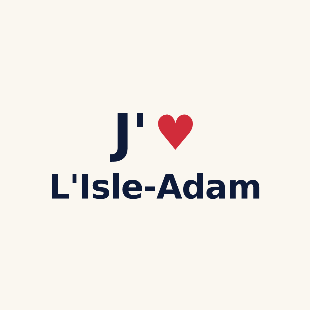 Tasse personnalisée L'Isle-Adam — design J'aime L'Isle-Adam